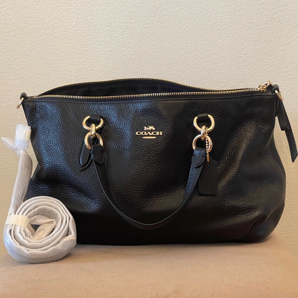 Coach Black Ally Satchel